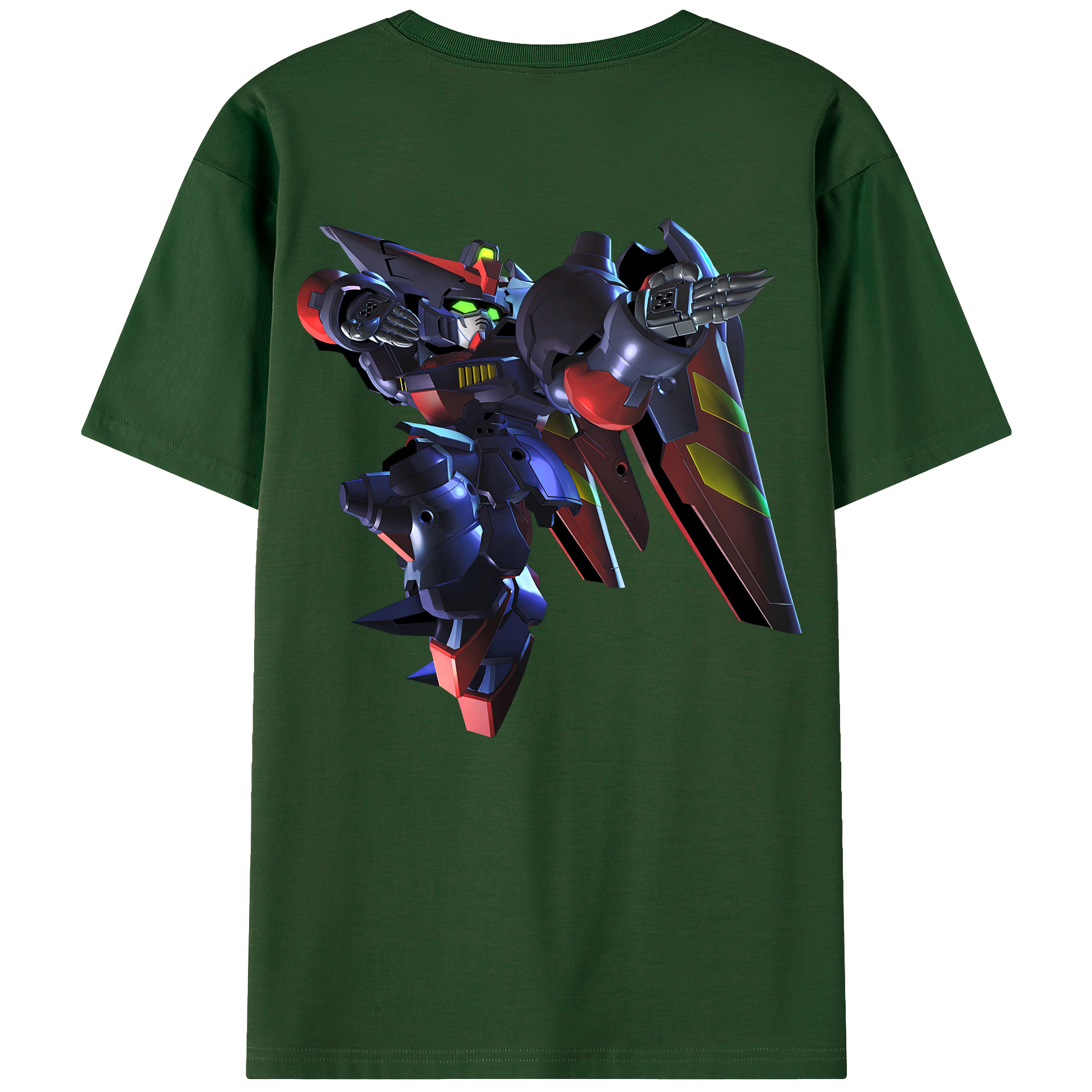 （画像用） 機動戦士ガンダム Mobile Suit Gundam 綿100％半袖Tシャツ（背面プリント）